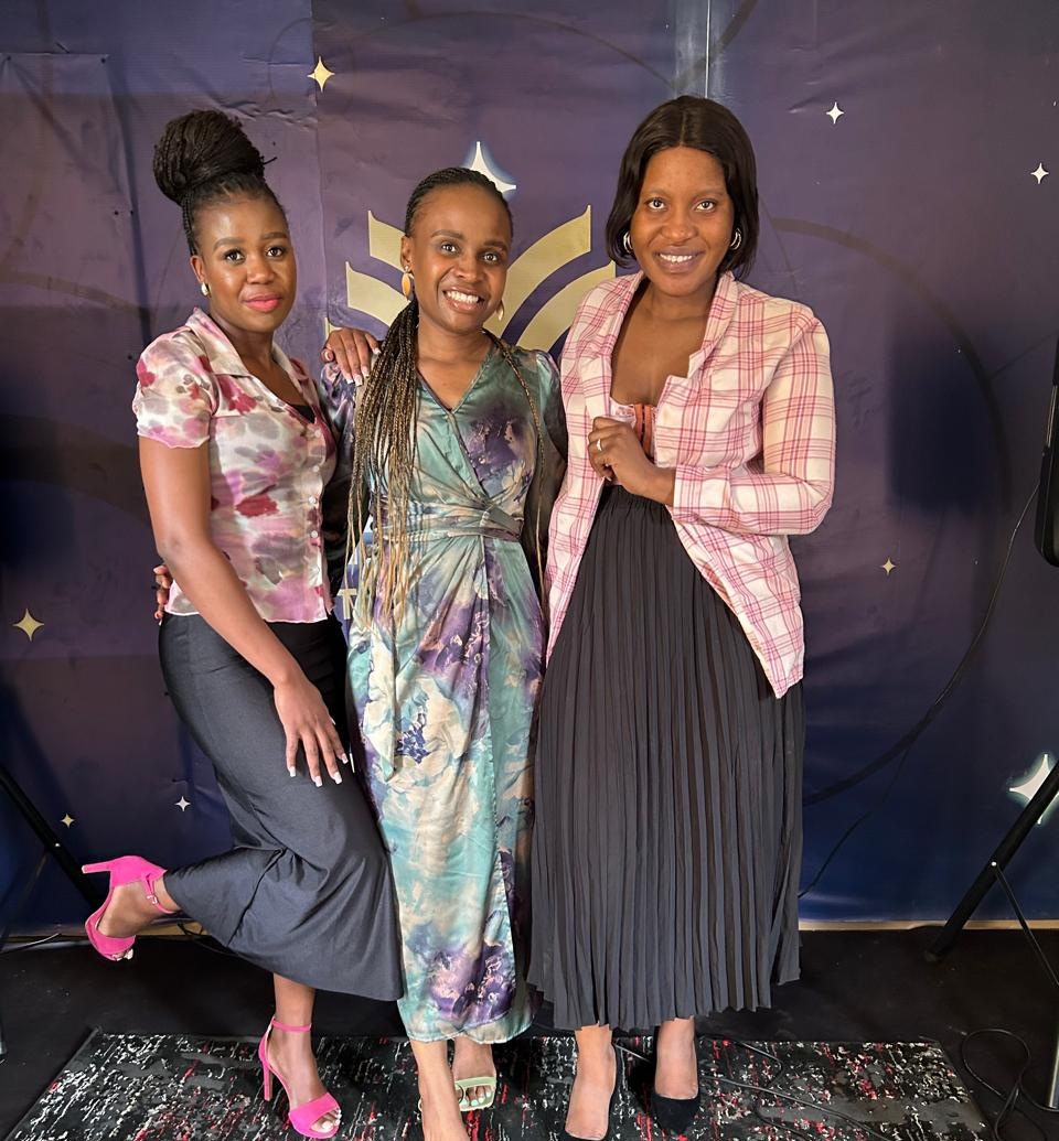 Pastor Ntsako with women
